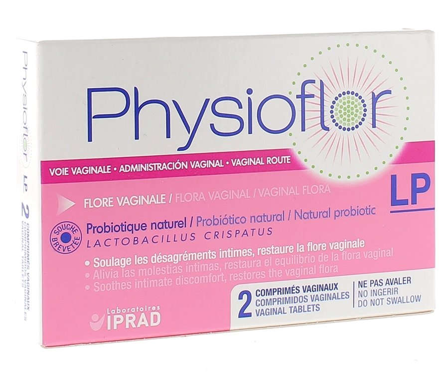 Physioflor LP Flore vaginale IPRAD - 2 comprimés vaginaux