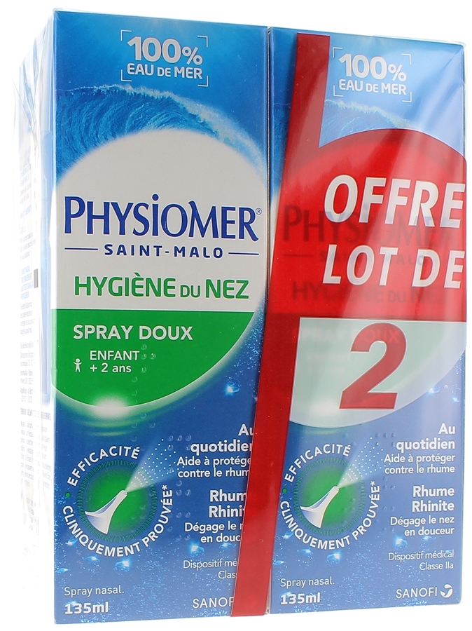 Sanofi Physiomer Nez Bouché Adulte Spray Hypertonique 20ml pas