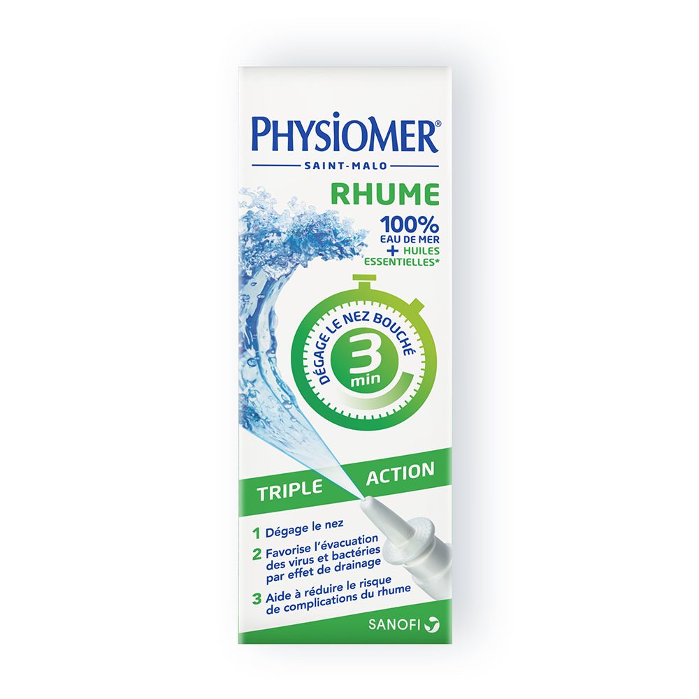Physiomer rhume triple action - Spray 20 ml