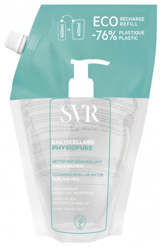 Мицеллярная вода Physiopure Eau Micellaire 400мл: Вода 400мл