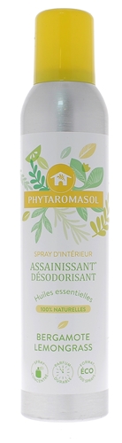 Phytaromasol Spray assainissant bergamote lemongrass Dietaroma - spray de 250ml