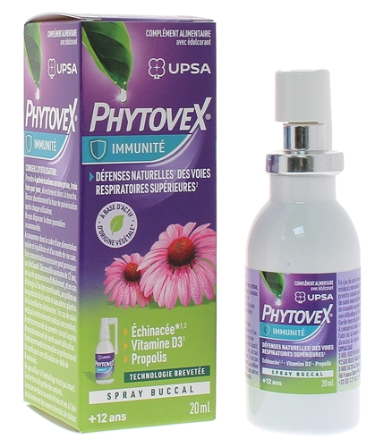 Phytovex Immunité spray buccal UPSA - spray de 20ml