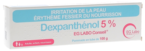 Pommade Dexpanthénol 5% EG Labo Conseil - irritation de la peau