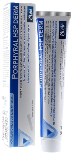 Porphyral Hsp Derm Crème cicatrisation Pileje - tube de 50 ml