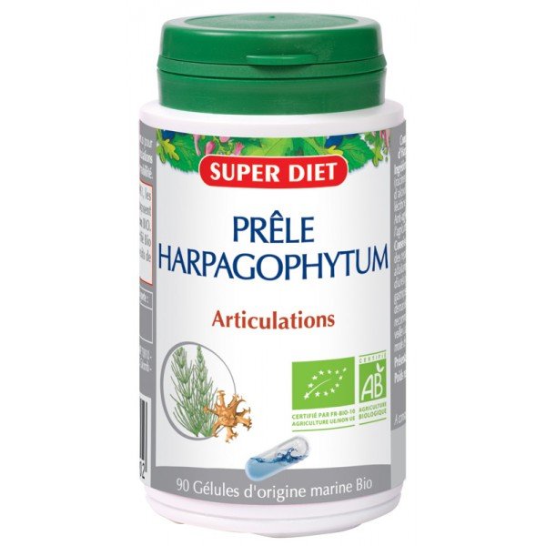 Prêle Harpagophytum Bio Super Diet - 90 gélules