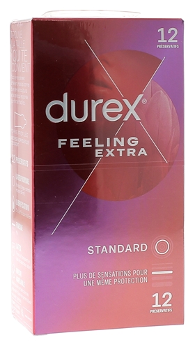 Préservatifs Feeling Extra Durex - boîte de 12 préservatifs