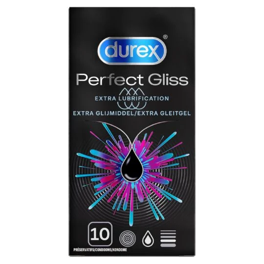Préservatifs Perfect Gliss Durex - boîte de 10 préservatifs