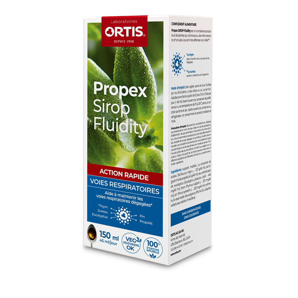 Propex sirop fluidity Ortis - flacon de 150 ml