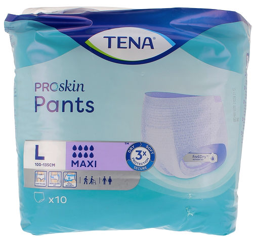 Proskin Pants Maxi taille L Tena - sachet de 10 protections
