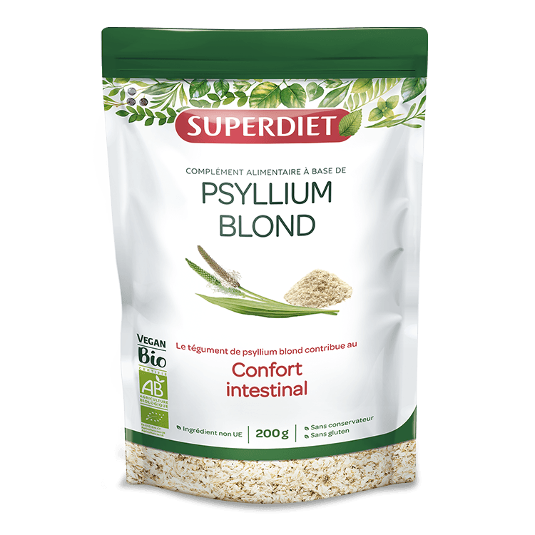 Psyllium blond bio Super Diet - sachet de 200 g