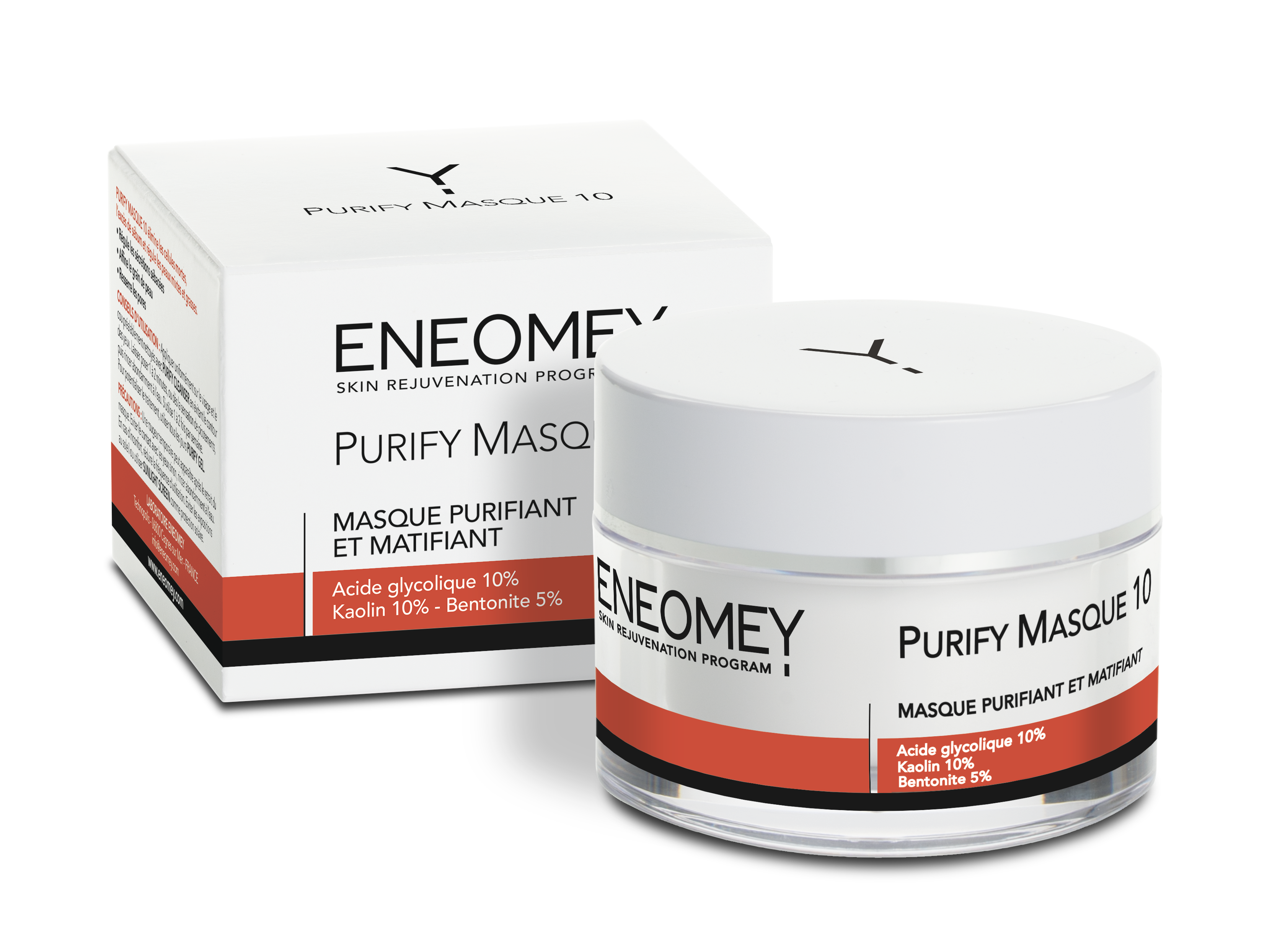 Purify masque 10 masque purifiant et matifiant Eneomey - pot de 50 ml