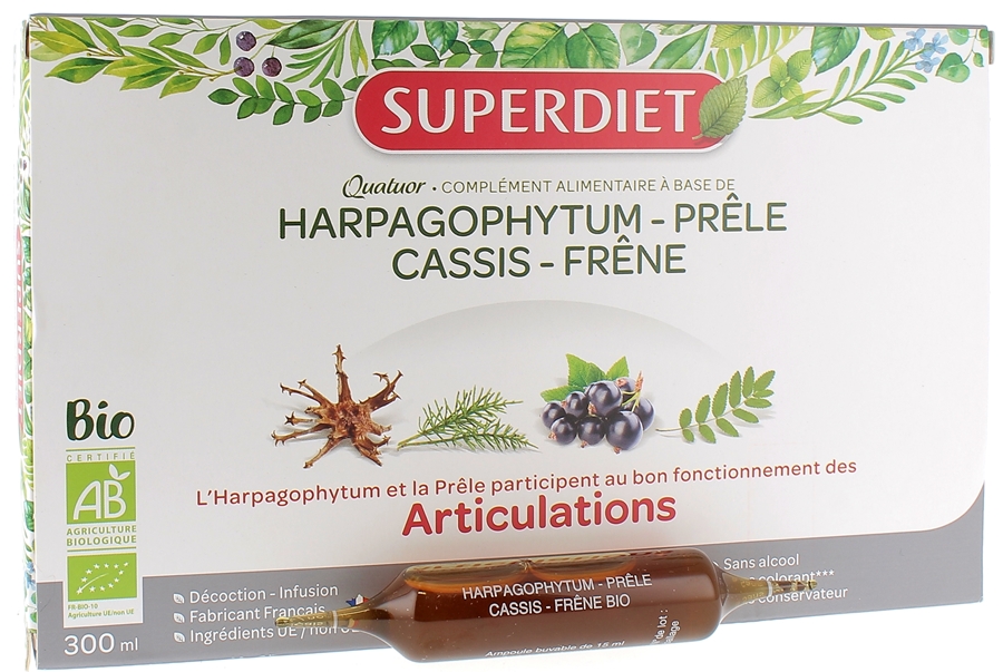 Quatuor Articulation Bio Super Diet 20 ampoules