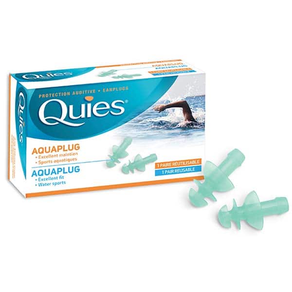 Quies Aquaplug protection auditive - 1 paire réutilisable