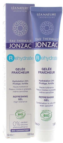 REhydrate Gelée fraîcheur bio Eau Thermale Jonzac - tube de 50 ml