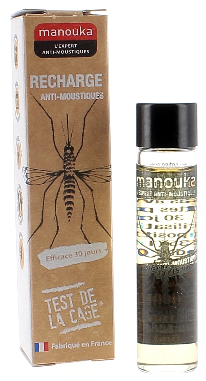 Recharge Anti-moustiques Manouka - 1 recharge de 6 ml