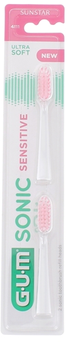 Sonic Sensitive Recharge brosse à dents ultra souple Gum - 2 brossettes