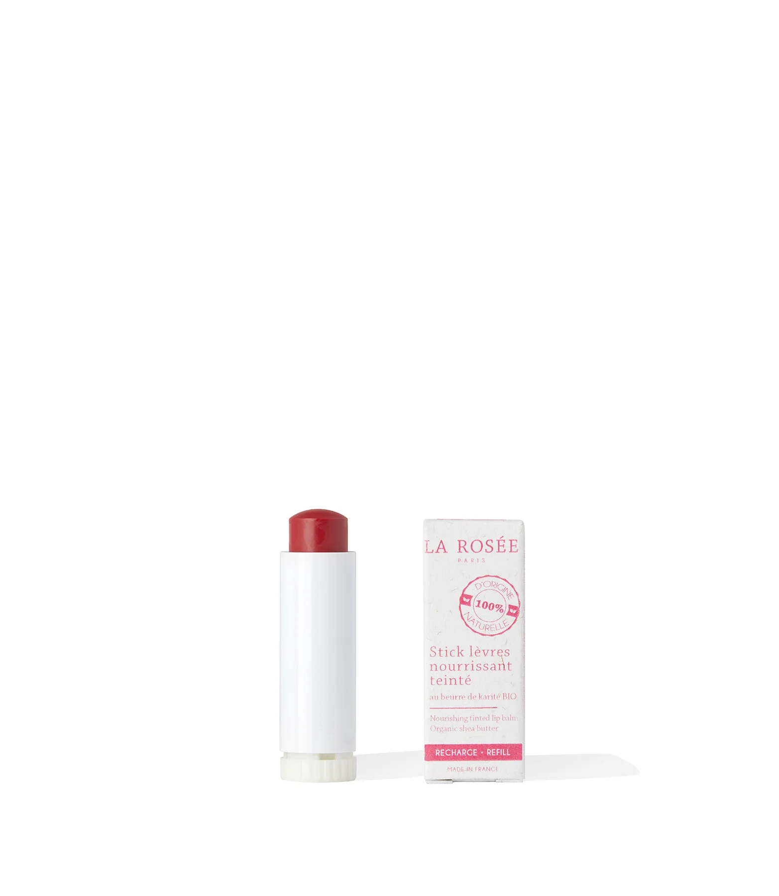 Recharge stick lèvres nourrissant teinté La Rosée - tube de 4,5g