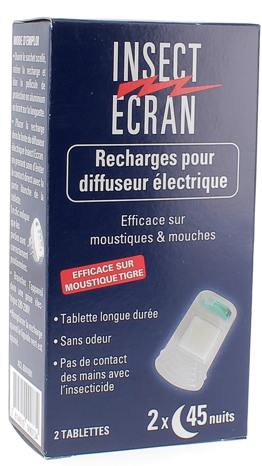 Recharges pour Diffuseur Electrique Insect Écran - 2 tablettes