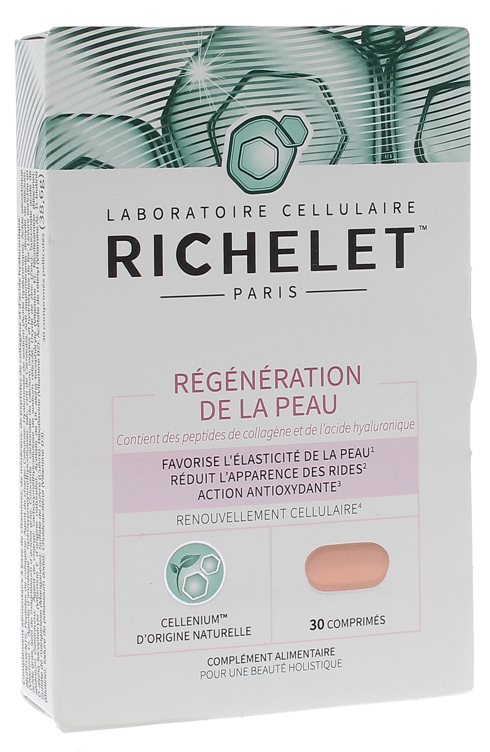 Régénération de la peau Richelet - boîte de 30 comprimés