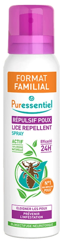 Répulsif poux format familial Puressentiel - spray de 200 ml