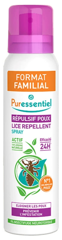 le spray répulsif poux permet d'éloigner les poux et prévenir leur  infestation