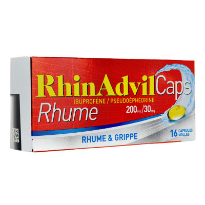 RhinAdvil Caps Rhume - 16 capsules molles