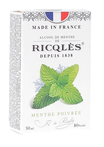 Alcool de menthe Ricqles - flacon de poche de 3 cl