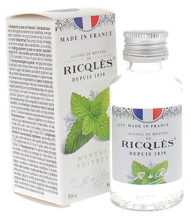 Alcool de menthe Ricqles