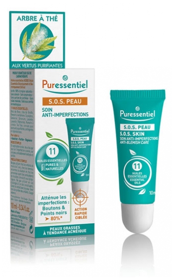 SOS peau soin anti-imperfections Puressentiel - tube de 10 ml