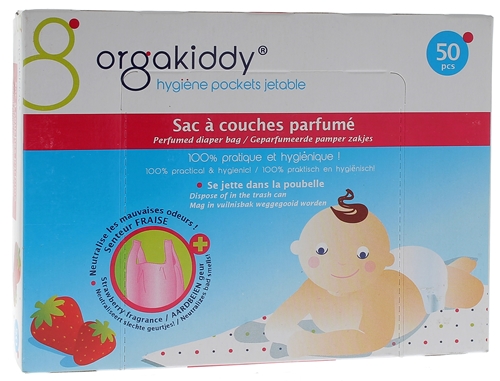 Sac à couche parfumé à la fraise Orgakiddy