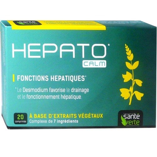 Hépato'calm aide à la digestion Santé verte - 20 comprimés
