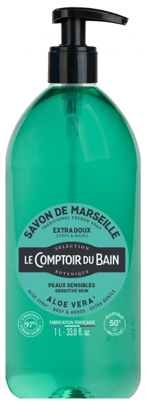 Savon de Marseille liquide 1 litre - Pharmacie Bir Hakeim Paris 15ème