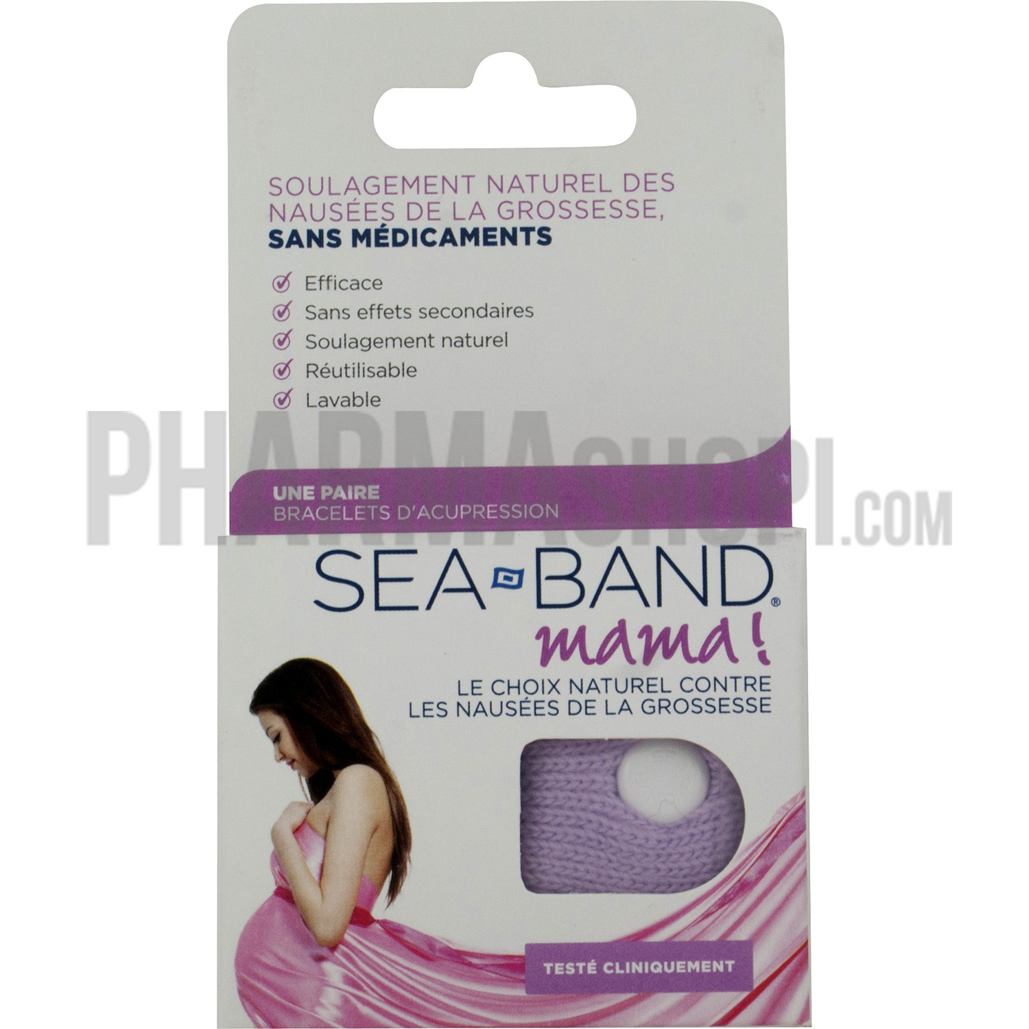 Bracelets d'acupression contre les nausées pour enfants Sea-Band -  Mam'Advisor