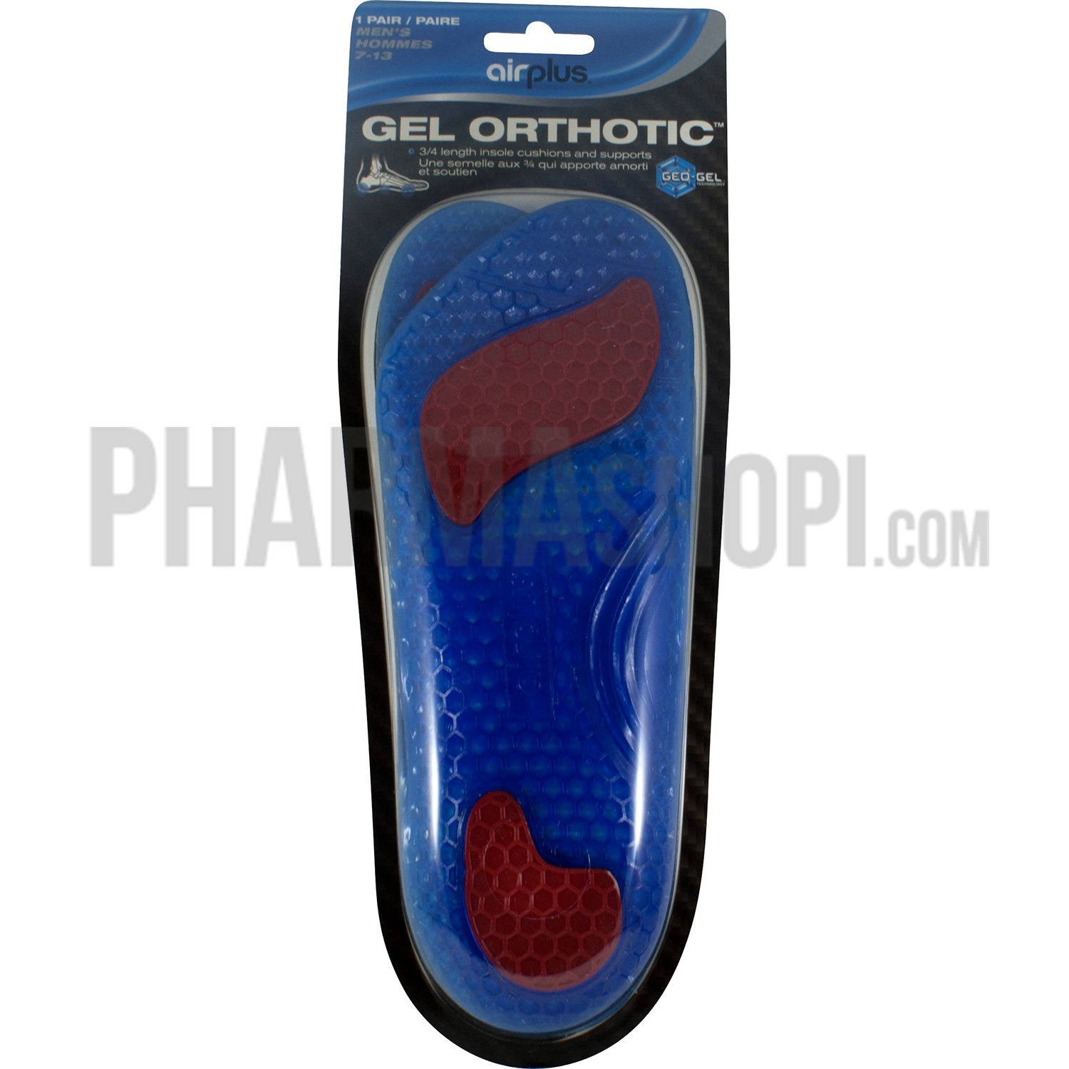 Semelle gel orthotic hommes Airplus - 1 paire