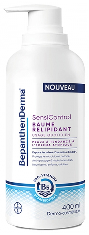 SensiControl Baume relipidant Bepanthen Derma - flacon-pompe de 400ml