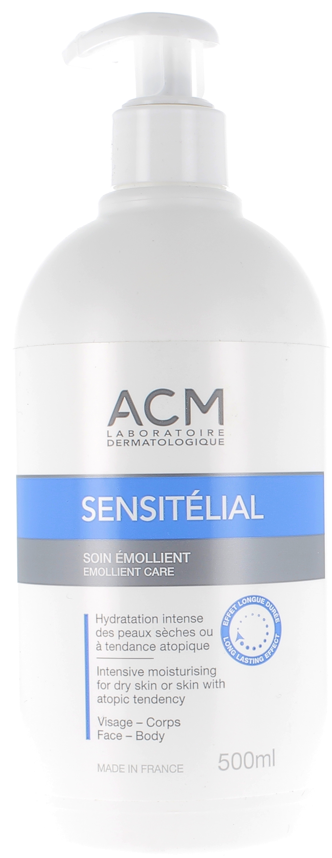 Sensitélial soin émollient ACM - flacon de 500 ml