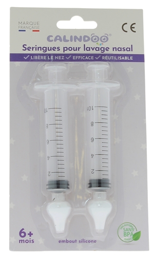 Lot de 2 mouche bébé seringue nasale-embouts silicone-Réutilisable et Haute  Qualité-irrigation nasale-Sans BPA (Vert)