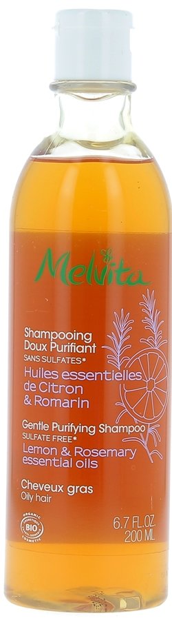 Shampooing doux purifiant BIO Melvita - flacon 200 ml