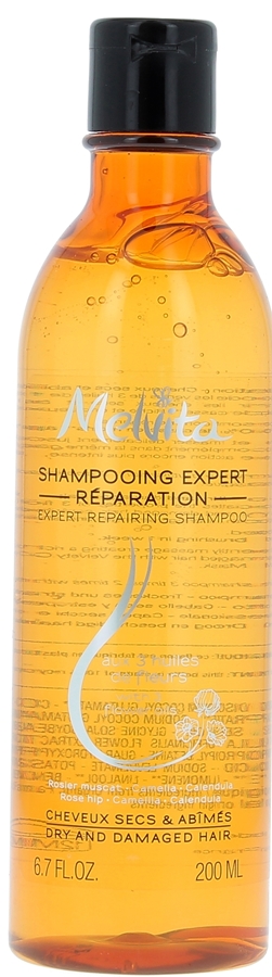 Shampooing expert réparation Melvita - flacon de 200 ml