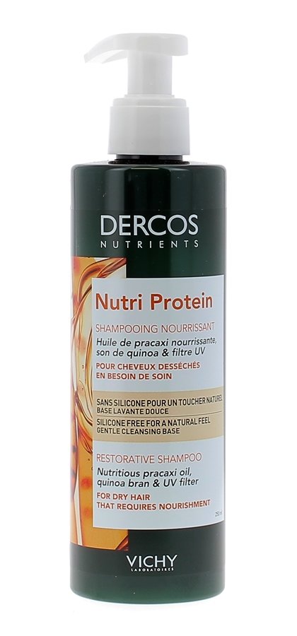 Shampooing nourissant Nutri Protein Vichy Nutrients - flacon pompe de 250 ml