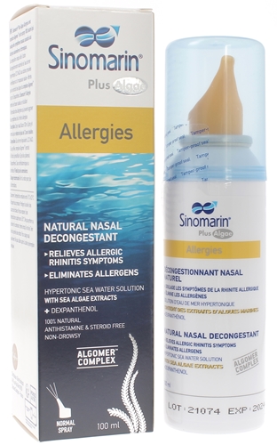 Sinomarin Plus Algae Spray nasal allergies Gifrer - spray de 100ml