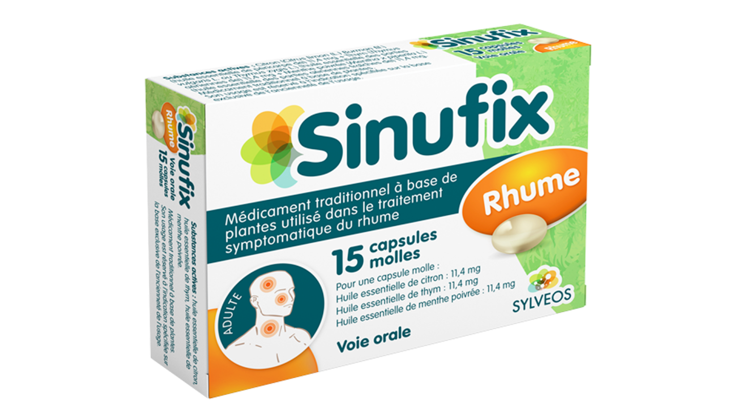 Sinufix - boîte de 15 capsules molles