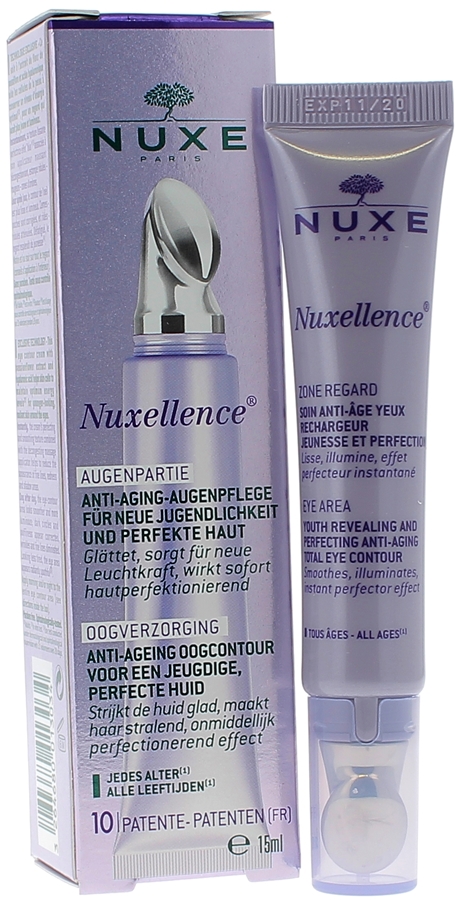 nuxe nuxellence soin anti age yeux rechargeur 15ml hírességek anti aging termékek