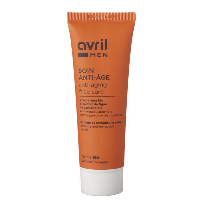 Soin anti-âge homme bio Avril - tube de 50 ml