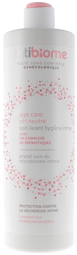 Soin lavant hygiène intime Age Care pH neutre Intibiome - flacon de 500ml