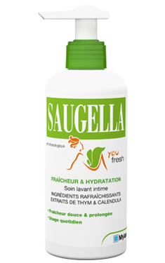 Soin lavant hygiène intime you fresh Saugella - flacon pompe de 200ml