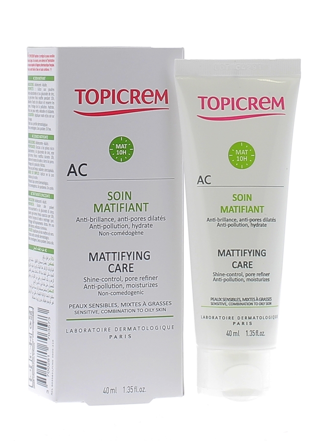 Soin matifiant AC Topicrem - tube de 40ml