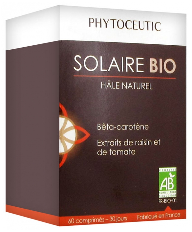 Solaire Bio hâle naturel Phytoceutic - 60 comprimés