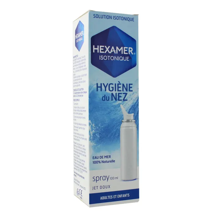 Solution isotonique hygiène du nez Hexamer - spray de 100ml
