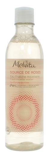 Source de Roses Eau fraîche micellaire bio Melvita - flacon de 200ml
